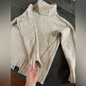 Michael Kors oversized turtleneck sweater / size S